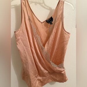 Herve Leger Peach Lace Camisole
